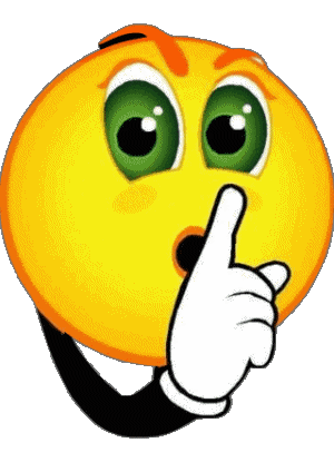 Chut - Silence Emoticônes Messages 