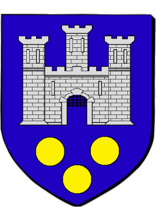 Blason-Blason HYERES 83 Départements - Villes France Drapeaux 