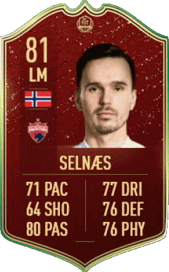 Ole Kristian Selnæs Norvegia F I F A - Giocatori carte Videogiochi Multimedia 