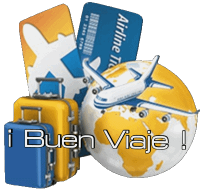 05 Fond Transparent Buen Viaje Espagnol Messages 