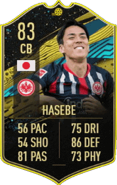 Makoto Hasebe Japon F I F A - Joueurs Cartes Jeux Vidéo Multi Média 