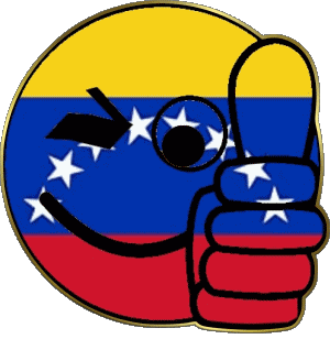 Smiley - OK Venezuela Amerika Fahnen 