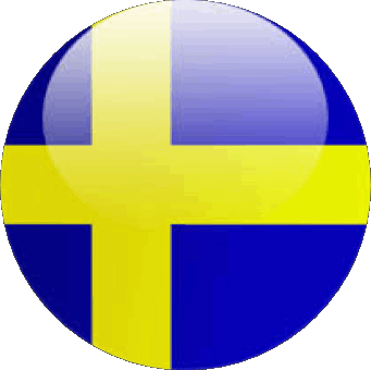 Rond Suède Europe Drapeaux 