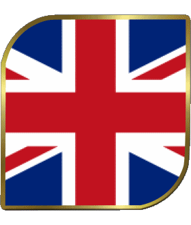 Quadrato UK Europa Bandiere 