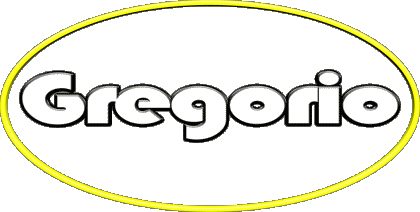 Gregorio G MASCULINE - Italy First Names 