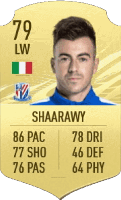 Stephan El Shaarawy Italia F I F A - Jugadores  cartas Vídeo Juegos Multimedia 
