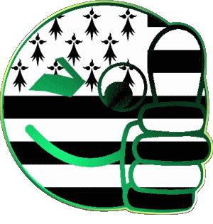 Faccina - OK Bretagna Regioni Francia Bandiere 