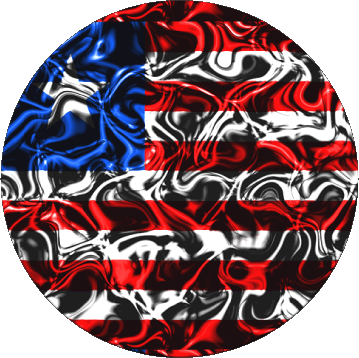 Rond Libéria Afrique Drapeaux 