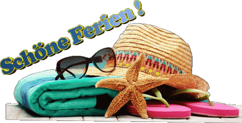 05 Transparent Background Schöne Ferien German Messages 