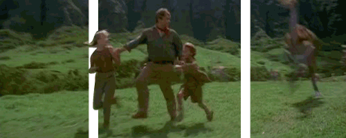 Jurassic Park-Jurassic Park 3D - Linien - Bänder 3d Effekte Humor -  Fun 