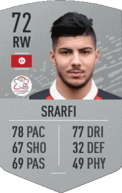 Bassem Srarfi Túnez F I F A - Jugadores  cartas Vídeo Juegos Multimedia 