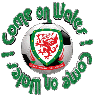 Soccer Come on Wales Inglese Messagi 