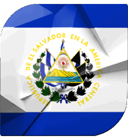 Plaza El Salvador América Banderas 