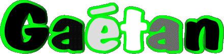 Gaétan G MANN - Frankreich Vorname 
