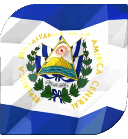 Carré Salvador Amériques Drapeaux 