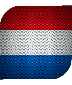 Quadrato Lussemburgo Europa Bandiere 