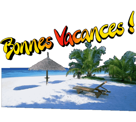 28 Fond Transparent Bonnes Vacances Français Messages 