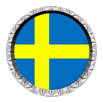 Round - Rings Sweden Europe Flags 