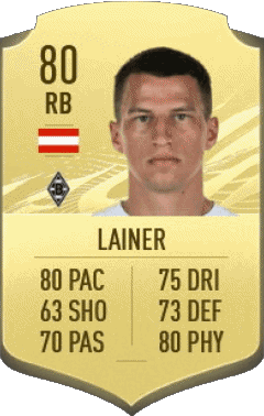 Stefan Lainer Autriche F I F A - Joueurs Cartes Jeux Vidéo Multi Média 