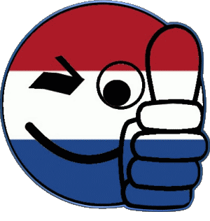 Smiley - OK Niederlande Europa Fahnen 