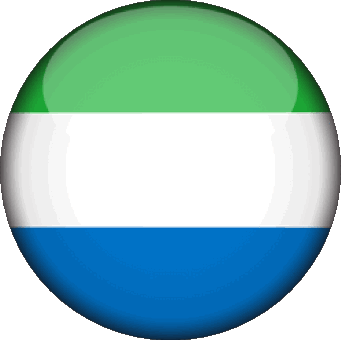 Tondo Sierra Leone Africa Bandiere 