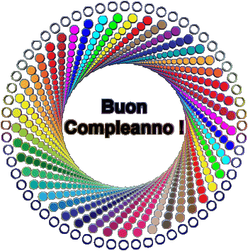 002 Fond Transparent Astratto - Geometrico Buon Compleanno Italien Messages 