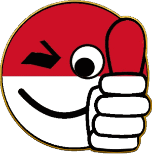 Smiley - OK Mónaco Europa Banderas 