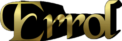Errol E MASCULIN - UK - USA Prénoms 