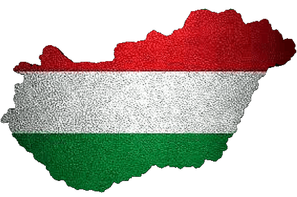 Map Hungary Europe Flags 