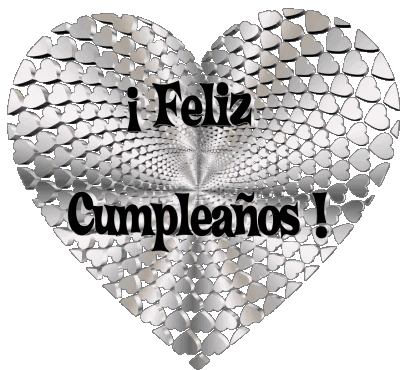 011 Corazón Feliz Cumpleaños Español Mensajes 
