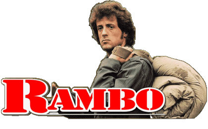 Logo First blood Rambo Películas Internacional Multimedia 