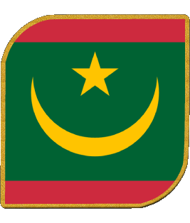 Platz Mauretanien Afrika Fahnen 