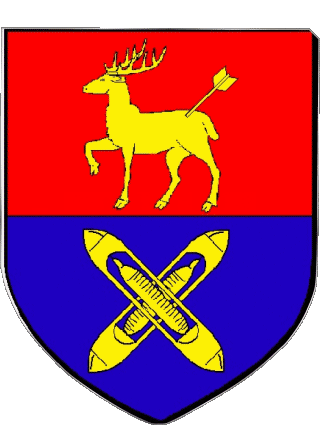 Blazon-Blazon VOIRON 38 Departments - Cities France Flags 