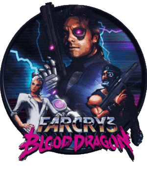 Blood Dragon-Blood Dragon 03 - Logo Far Cry Vídeo Juegos Multimedia 