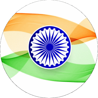 Rond Inde Asie Drapeaux 