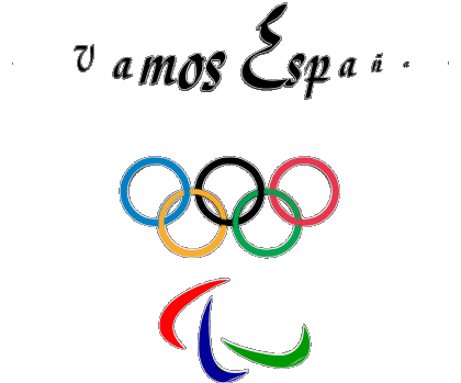 Juegos Olímpicos Vamos España Spagnolo Messagi 