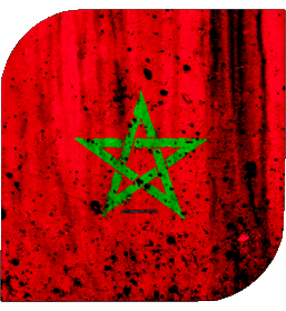 Carré Maroc Afrique Drapeaux 