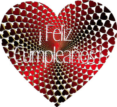 005 Corazón Feliz Cumpleaños Español Mensajes 