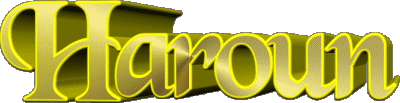 Haroun H MANN - Maghreb Muslim Vorname 