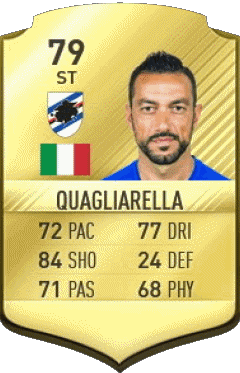 Fabio Quagliarella Italia F I F A - Jugadores  cartas Vídeo Juegos Multimedia 