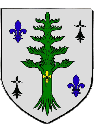 Wappen-Wappen VERTOU 44 Abteilungen - Städte Frankreich Fahnen 