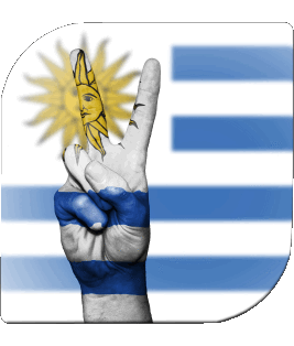 Plaza Uruguay América Banderas 