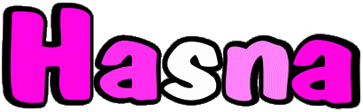 Hasna H WEIBLICH - Maghreb Muslim Vorname 