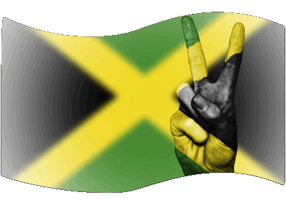 Rectangle Jamaïque Amériques Drapeaux 