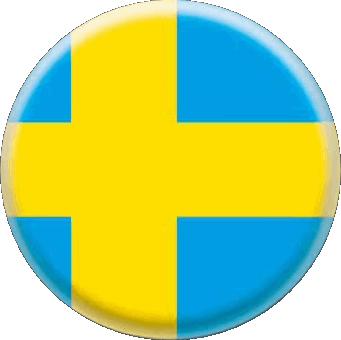 Rond Suède Europe Drapeaux 