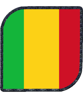 Carré Mali Afrique Drapeaux 