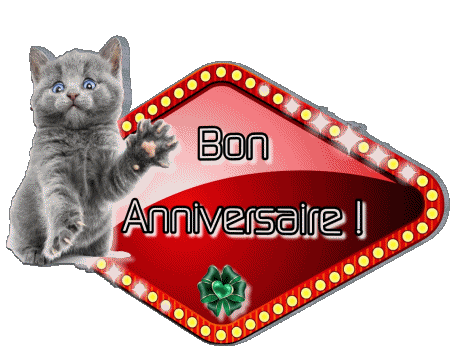 004 Animaux Bon Anniversaire Français Messages 