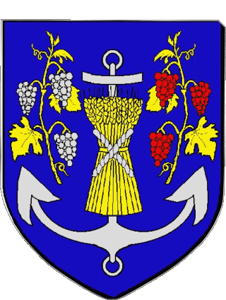 Blazon-Blazon SAINT CYR SUR LOIRE 37 Departments - Cities France Flags 