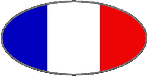 Oval Nacional Francia Banderas 