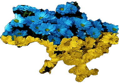 Map Ukraine Europe Flags 